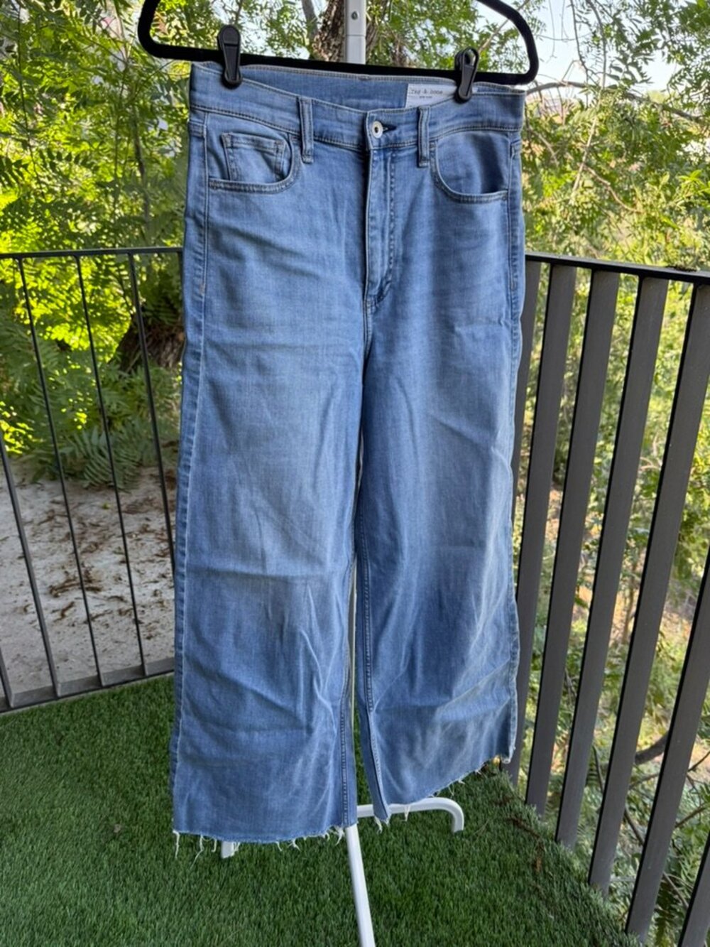 rag & bone Serena High Rise Wide Leg Size 28